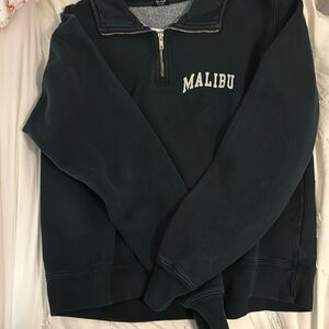 brandy melville malibu half zip